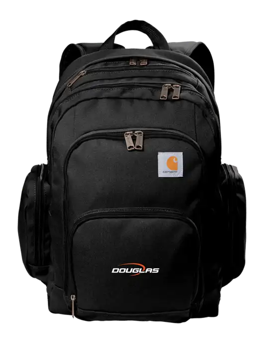 Carhartt Black Foundry Series Pro Backpack w/Douglas Machine Logo