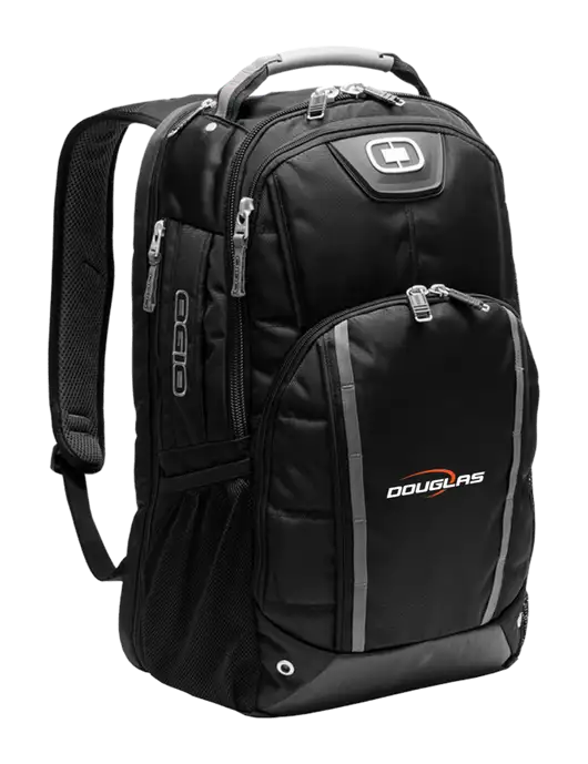 OGIO Black Bolt Pack w/Douglas Machine Logo