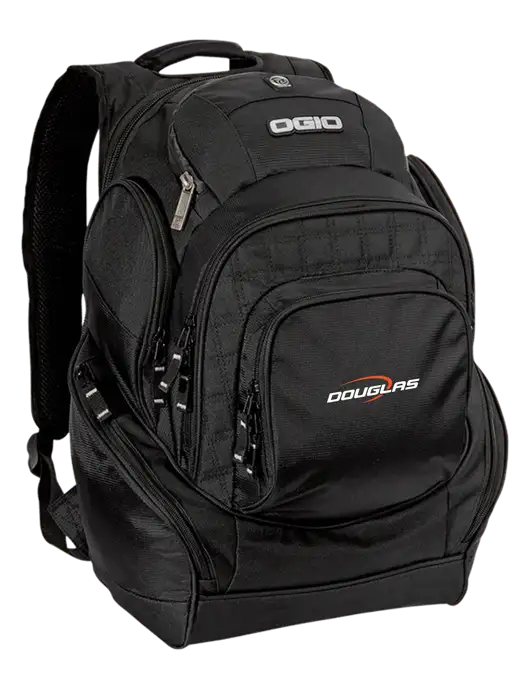 OGIO Black Mastermind Pack w/Douglas Machine Logo