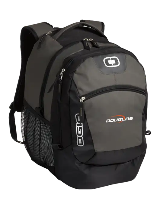 OGIO Grey Rogue Pack
 w/Douglas Machine Logo