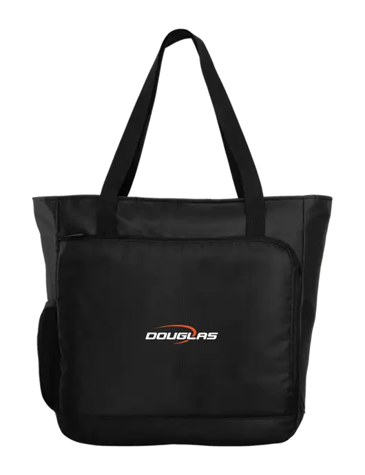 City Black Laptop Tote w/Douglas Machine Logo