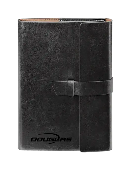 Fabrizio Black 6.875 x 9.56 Portfolio w/Douglas Machine Logo
