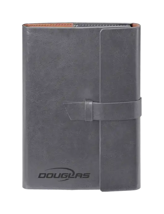 Fabrizio Grey 6.875 x 9.56 Portfolio w/Douglas Machine Logo