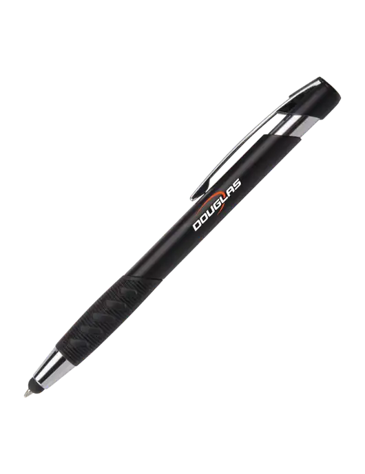 Alize Black Stylus Black Ink Pen w/Douglas Machine Logo