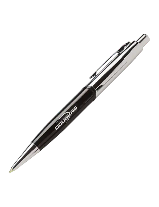 Chimera Black Pen - Black Ink w/Douglas Machine Logo