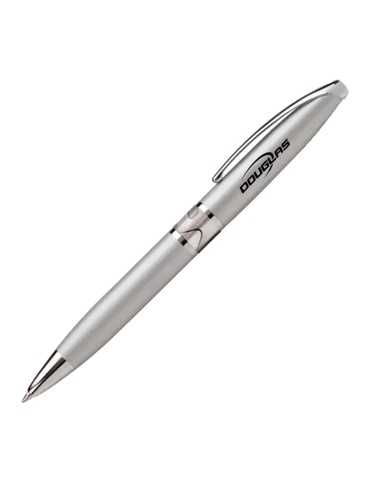 Illusion Silver Pen - Black Ink w/Douglas Machine Logo