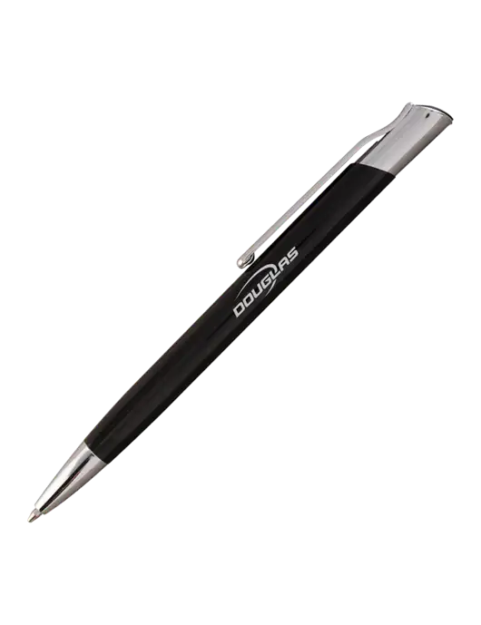 San Malo Black Pen - Black Ink w/Douglas Machine Logo