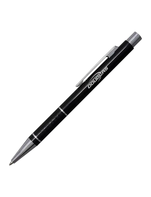 St George Black Pen - Blue Ink w/Douglas Machine Logo