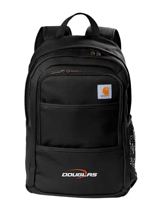 Carhartt Black Foundry Series Backpack w/Douglas Machine Logo