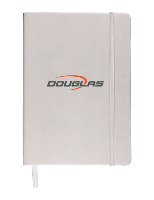 Leeman White Tuscany Journal 5.75 x 8.25 w/Douglas Machine Logo