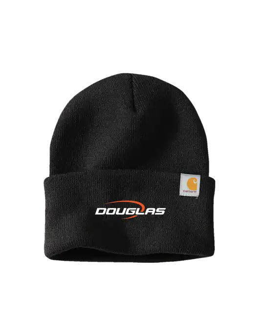 Carhartt Black Watch Cap 2.0 w/Douglas Machine Logo