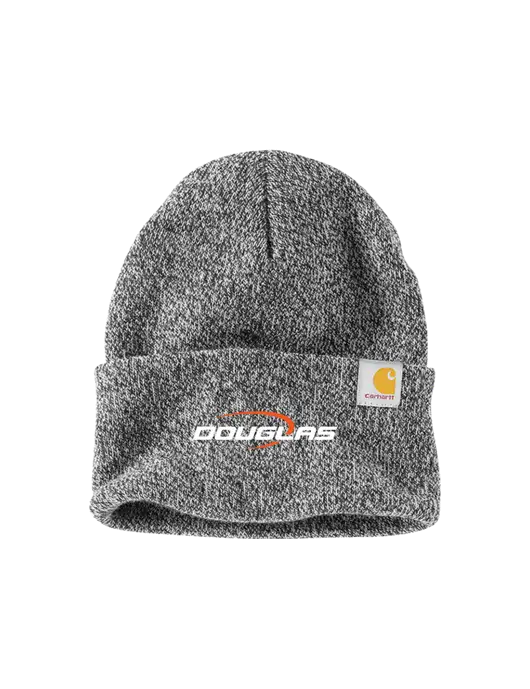 Carhartt Medium Grey Heather Watch Cap 2.0 w/Douglas Machine Logo