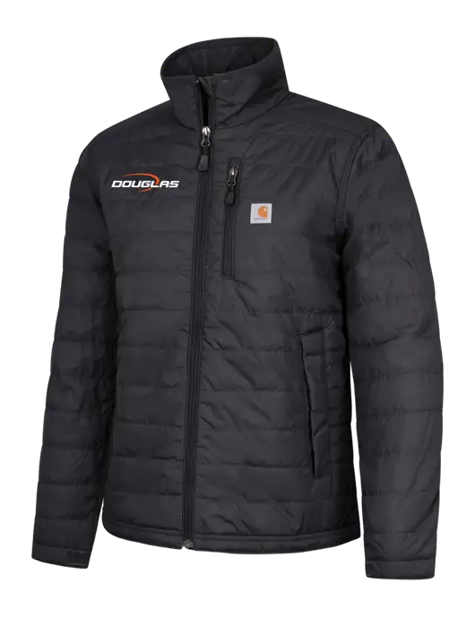 Carhartt Womens Black Gilliam Jacket w/Douglas Machine Logo
