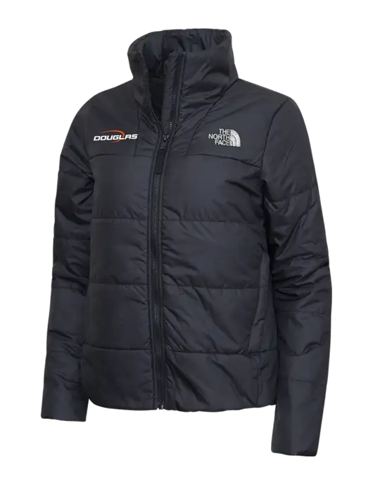 North Face Womens Black Everyday Insulated Jacket w/Douglas Machine Logo