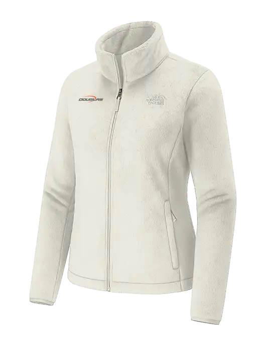 The North Face Womens Ivory Osito Fleece Jacket
 w/Douglas Machine Logo