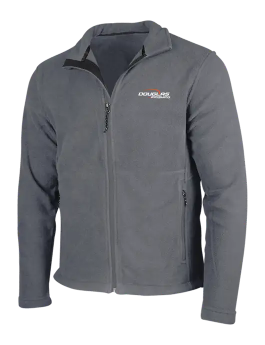 Medium Grey Fleece Jacket w/Douglas Finishing Logo