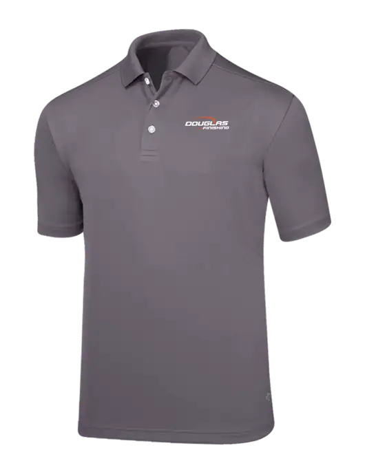 Callaway Core Medium Grey Performance Polo w/Douglas Finishing Logo