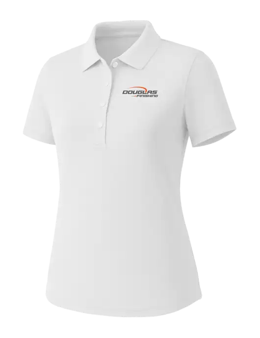 Callaway Womens Core Bright White Performance Polo w/Douglas Finishing Logo