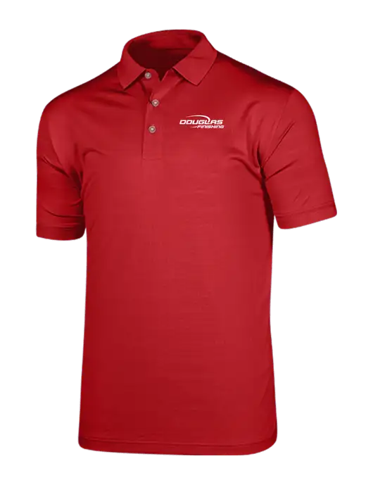 Callaway Vibrant Red Ventilated Polo w/Douglas Finishing Logo
