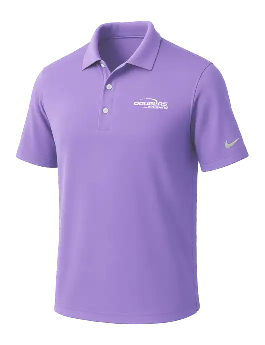 NIKE Light Purple Dri-Fit Micro Pique Polo w/Douglas Finishing Logo