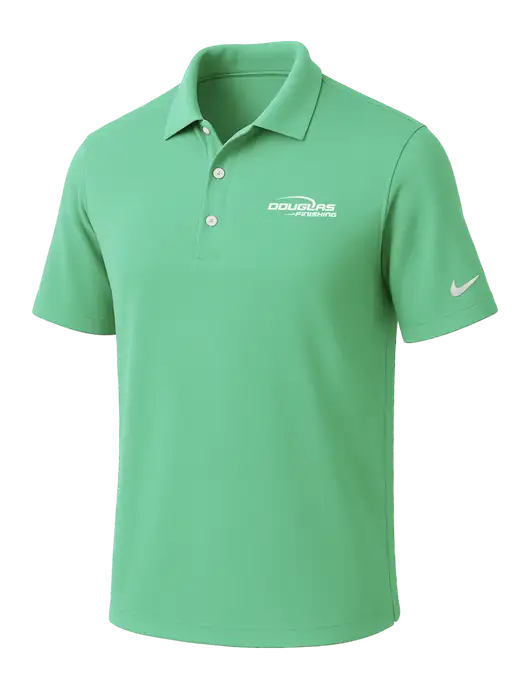 NIKE Very Light Green Dri-Fit Micro Pique Polo w/Douglas Finishing Logo
