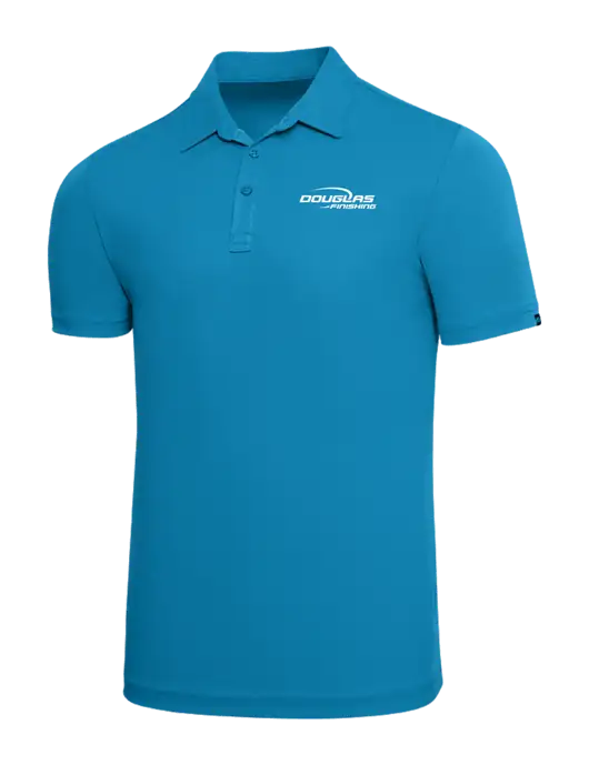 TravisMathew Sapphire Solid Oceanside Polo w/Douglas Finishing Logo