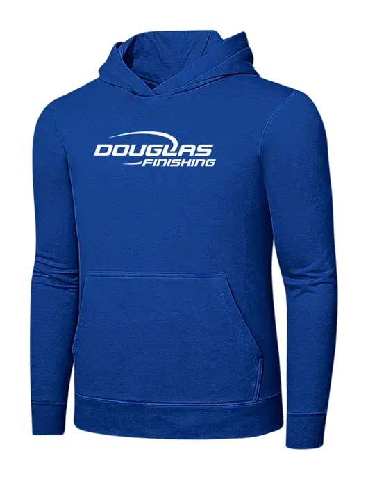 True Royal 7.8 oz Ring Spun Hooded Sweatshirt w/Douglas Finishing Logo