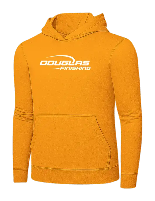 Yellow Gold 7.8 oz Ring Spun Hooded Sweatshirt w/Douglas Finishing Logo