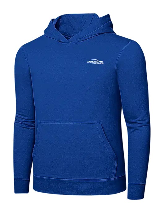 True Royal 7.8 oz Ring Spun Hooded Sweatshirt w/Douglas Finishing Logo