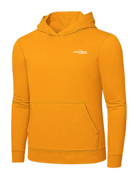 Yellow Gold 7.8 oz Ring Spun Hooded Sweatshirt w/Douglas Finishing Logo