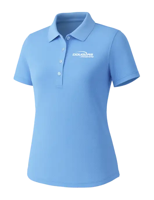 Callaway Womens Core Light Blue Performance Polo w/Douglas Finishing Logo