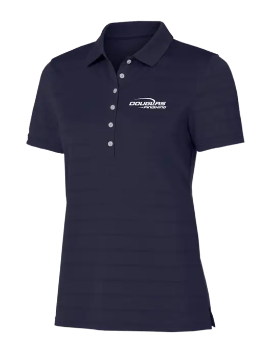 Callaway Womens Navy Ventilated Polo w/Douglas Finishing Logo
