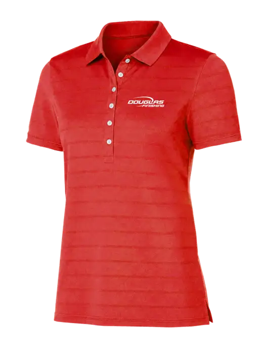 Callaway Womens Red Ventilated Polo w/Douglas Finishing Logo